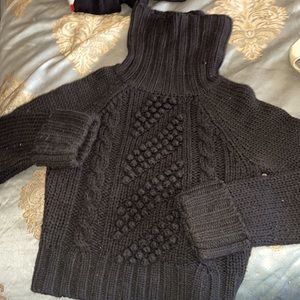Express black turtleneck sweater